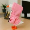 Desk Goose Outfits 7 inches Mini Desk Goose Clothing Desktop Goose Outfits Mini Porch Goose Hoodies Accessory 2 Pieces (Pink and Black) view 4