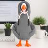 Desk Goose Outfits 7 inches Mini Desk Goose Clothing Desktop Goose Outfits Mini Porch Goose Hoodies Accessory 2 Pieces (Grey and Pink) view 3