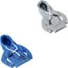 Desk Goose Outfits 7 inches Mini Desk Goose Clothing Desktop Goose Outfits Mini Porch Goose Hoodies Accessory 2 Pieces (Blue and Grey) view 2