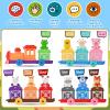 Toddler Toys Farm Animal Train for 1 2 3 Years Old, Counting Matching Sorting Montessori Learning Toy with 10 Finger Puppets, 10 Number Barns for Baby Boys Girls, Educational Christmas Birthday Gift view 2