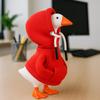 Desk Goose Outfits 7 inches Mini Desk Goose Clothing Desktop Goose Outfits Mini Porch Goose Hoodies Accessory 2 Pieces (Red and Grey) view 4