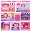 Gleamkid Toddler Busy Book,Montessori Toys for 2 Year Old Girl,Busy Board for Toddlers 2-4,Princess Dress Up Pretend Play Toys,Kid Quiet Book,Baby Airplane Travel Essentials,Birthday Christmas Gifts view 3