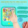 Kids Learning Tablet Bilingual, Educational Learning Toys for Toddlers 3-5 Year Olds, with 2000+ Words and Games, Autism Sensory and Speech Therapy Toys, 3 4 5 6 Year Old Boy Girl Birthday Gift(Green) view 3