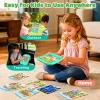 Kids Learning Tablet Bilingual, Educational Learning Toys for Toddlers 3-5 Year Olds, with 2000+ Words and Games, Autism Sensory and Speech Therapy Toys, 3 4 5 6 Year Old Boy Girl Birthday Gift(Green) view 4
