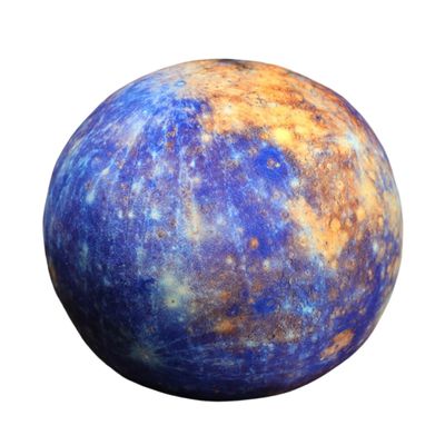 10.6 Planet Plush Soft Planet Plush Plush Pillow Toys Stuffed 3D Moon,Earth,Sun Plushie Doll Cute Solar System Planet Toy Gifts for Kids and Bedroom Sofa Home Decor (Mercury)