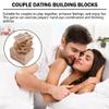 Giant Tumble Tower Games for Adults, Couple's Date Building Block Tower Stacking Game,French Couple's Date Building Block Tower,Family Floor/Outdoor Yard Games with Carry/Storage Bag Stacking Toys view 3