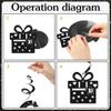 10th Birthday Decorations for Girls and Boys, Black Glitter Bruh I'M 10 Banner, Hanging Swirls Decoration for 10 Year Old Birthday Party Supplies view 4