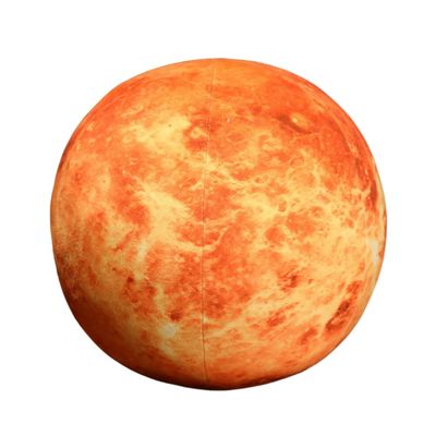 10.6 Planet Plush Soft Planet Plush Plush Pillow Toys Stuffed 3D Moon,Earth,Sun Plushie Doll Cute Solar System Planet Toy Gifts for Kids and Bedroom Sofa Home Decor (Venus)