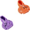 Desk Goose Outfits 7 inches Mini Desk Goose Clothing Desktop Goose Outfits Mini Porch Goose Hoodies Accessory 2 Pieces (Purple and Orange) view 2