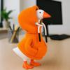 Desk Goose Outfits 7 inches Mini Desk Goose Clothing Desktop Goose Outfits Mini Porch Goose Hoodies Accessory 2 Pieces (Purple and Orange) view 4