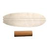 Colaxi Surf Balance Board with Roller Workout Fitness Exercise Indoor Surfboard Roller Board for Surfing Hockey Snowboarding Yoga, Wood Color view 1