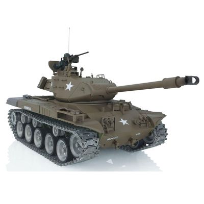 TOUCAN RC HOBBY Pro.Edition RTR Henglong 1/16 TK7.0 Walker Bulldog FPV RTR RC Tank 3839 Metal Tracks Barrel Recoil BB Airsoft Smoke Effect IR Battle with Sticter for Ages 14+