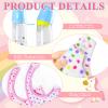 Kuihaazi 12PCS Baby Doll Accessories Set,Doll Pretend Play Feeding Toys,Baby Doll Feeding Include Disappearing Milk and Juice Bottles,Pacifier,Bibs,Diapers view 3
