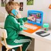 XIAPIA 10 Pcs Pretend Play Home Office Toys, Pretend Play for Toddlers 3-5-7, Pretend Play Sets with Kids Laptop, Pop-Up Calculator, Notebook, Watch, Coffee & Plant, Birthday Gift for 3 4 5 6 7 Year view 3