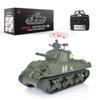 TOUCAN RC HOBBY Pro.Edition RTR Henglong 1/16 TK7.0 Plastic M4A3 Sherman 3898 360 Turret Barrel Recoil RC Tank BB Airsoft Smoke Effect IR Battle with Sticter for Ages 14+ view 2