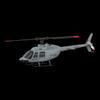 BrickCraftWorks 1/42 Scale BELL206 RC Helicopter, 2.4G 4CH Single Rotor Flybarless Mini 3D Stunt RC Helicopter Model with Optical Flow Altitude Hold 6-Axis Gyro view 3