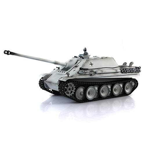 TOUCAN RC HOBBY Pro.Edition RTR Henglong 1/16 Snow 7.0 Jadpanther RTR RC Tank 3869 Metal Tracks Wheel BB Airsoft Smoke Effect IR Battle with Sticter for Ages 14+