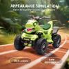 Okybaby Dinosaur Ride On ATV for Kids, 12V Kids ATV Electric Car Toys with Music, Microphone Interface, Bluetooth & LED Lights, 1.86MPH Safe Speed Green view 4