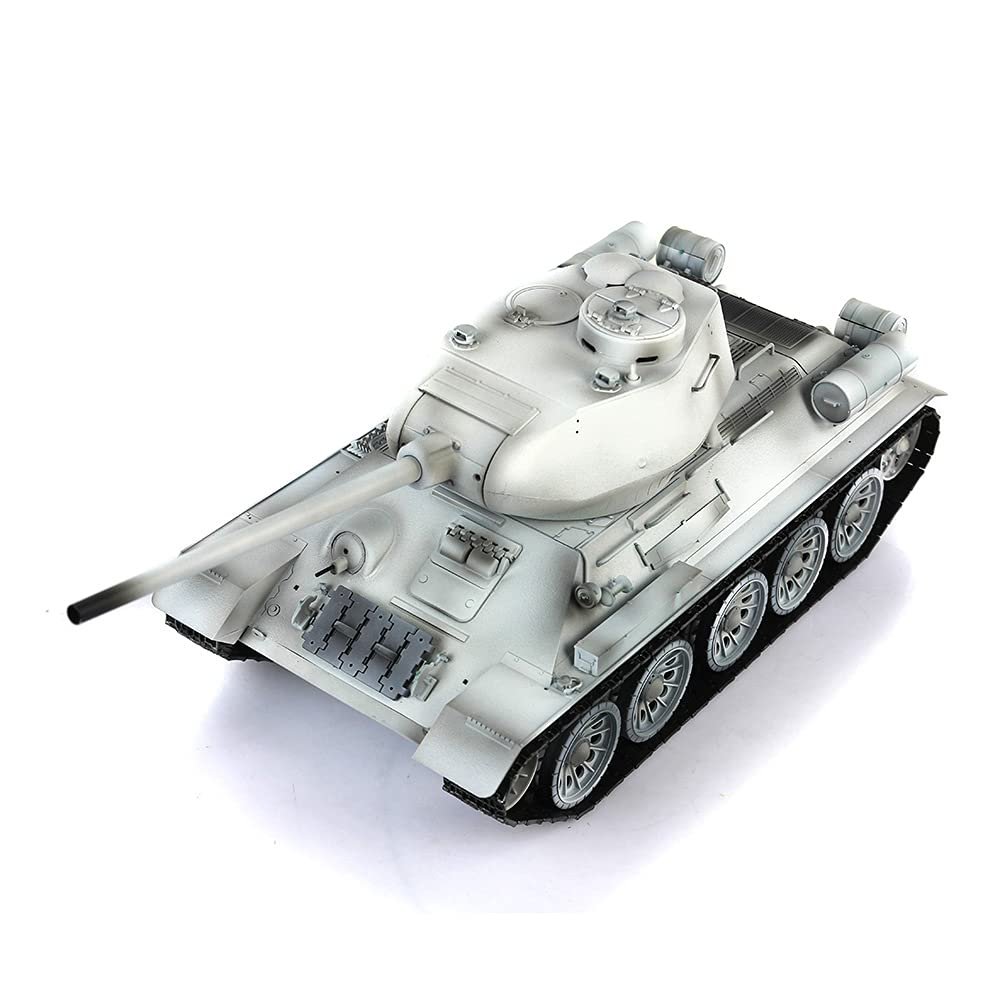 TOUCAN RC HOBBY Pro.Edition RTR Henglong 1/16 TK7.0 T34-85 RC Tank 3909 360 Turret Metal Tracks Barrel Recoil BB Airsoft Smoke Effect IR Battle with Sticter
