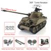 TOUCAN RC HOBBY Pro.Edition RTR Henglong 1/16 TK7.0 M4A3 Sherman RC Tank 3898 Barrel Recoil 360 Metal BB Airsoft Smoke Effect IR Battle with Sticter for Ages 14+ view 2