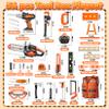 Kids Tool Set Toys, 56 Pcs Toddler Tool Set with Toy Chainsaw & Electronic Drill,Vest, Pretend Play Kids Construction Tools Toy for Toddler 3-5 Years Old Christmas Birthday Gifts view 2