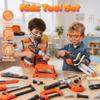 Kids Tool Set Toys, 56 Pcs Toddler Tool Set with Toy Chainsaw & Electronic Drill,Vest, Pretend Play Kids Construction Tools Toy for Toddler 3-5 Years Old Christmas Birthday Gifts view 3
