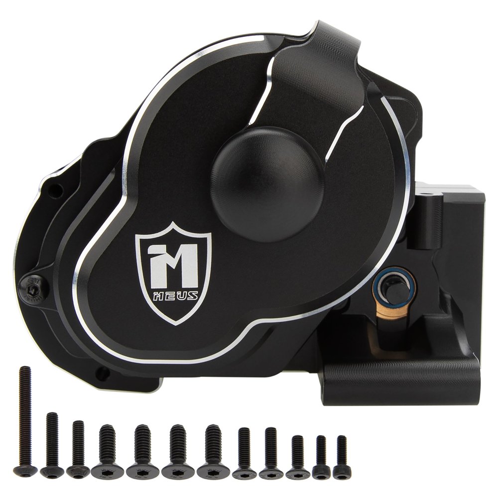 MEUS RACING Transmission Gearbox for 272 272R Traxxas VXL 2WD Slash Bandit Rustler Stampede Drag Slash C10 Mustang 5.0 F-150 Raptor (Black)