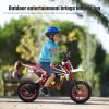 Kids Off-Road Dirt Bike,49CC 2-Stroke Gas Power Motocross with Disc Brakes,Each Off Road Mini Motorcycle,Easy Pull Start,25 MPH Max Speed,180 LBS Capacity view 3
