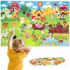 Felt Board for ToddlersFelt Board Story Sets, 41x30 Inch Farm Animals Felt for Toddlers, Early Learning Wall Activities for Toddlers, Interactive Hanging for Wall view 2