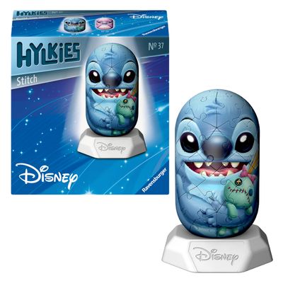 Ravensburger Hylkies: Disney Collectable Figures to Assemble Yourself - Figure #37 - Stitch - Build, Fall in Love Collect - Mini Figures for Disney Fans
