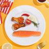 UPKOCH Fake Realistic Salmon Slice: Simulation Sashimi Food Model Photography Prop for Japanese Restaurant Culinary Scene Display view 4