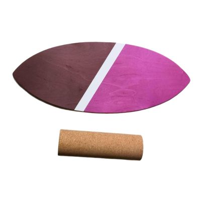 predolo Surf Balance Board, Roller Board Workout Fitness Workout Equipment Indoor Surfboard Golf Yoga Hockey Skiing Surfing, Multicolor