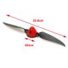 1PCS 10x6 1060 Folding Propeller 742-7 742-3 759-3 ASW28 RC Aircraft Glider Paddle Props w D43x3.17/4mm Plastic Spinner Volantex(Hole Dia 4mm) view 3