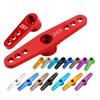 42mm 37mm 28mm 25T M3 Aluminum Compatible with RC Servo Arm Horn Single Compatible with Arm/Dual Arm for Futaba Savox Xcore HL HSP HD Power RC Tools(42mm Sky Blue) view 2
