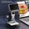 4.3 Inch IPS Screen Digital Microscope, 50 1000X Magnification, 2MP 1080P HD Imaging, 8 LED Lights, Photo and Video Capturing, for Adults and Kids, Scientific Exploration and Educ view 2