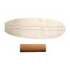 predolo Surf Balance Board, Roller Board Workout Fitness Workout Equipment Indoor Surfboard Golf Yoga Hockey Skiing Surfing, Wood Color view 1