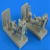 Aerobonus 480163 1/48 German Luftwaffe Pilot & Operator with Seats Me-262B-1A/U1 view 1