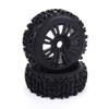 2Pcs 1/8 120mm RC Car Off-Road car Buggy Wheel Rim & Tires Tyre Compatible with Redcat Team Losi VRX HPI Kyosho HSP Carson Hobao view 1