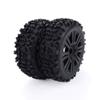 2Pcs 1/8 120mm RC Car Off-Road car Buggy Wheel Rim & Tires Tyre Compatible with Redcat Team Losi VRX HPI Kyosho HSP Carson Hobao view 2