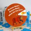 ShaoAngDuoMi Brown Bear Felt Story Wheel Toy Montessori Early Learning Toy for Kids Interactive Felt Story Board for Preschool Education, Parent-Child Storytelling & Classroom Activities view 2