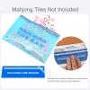2 Pcs Mahjong Tile Bags & 4 Pcs Mahjong Line Finder, Zippered Storage & Card Guide Readers, American Mahjong Accessories for Beginners, Women & Gifts Tiles Not Included (Blue) view 4