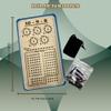 10-9-8 Oh Hell Scoreboard  Handmade 3-Layer Baltic Birch Wooden Score Tracker with Pegs  Tracks 5 Players, Includes Rules Engraved on Back view 3