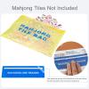 2 Pcs Mahjong Tile Bags & 4 Pcs Mahjong Line Finder, Zippered Storage & Card Guide Readers, American Mahjong Accessories for Beginners, Women & Gifts Tiles Not Included (Yellow) view 4