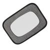 ZJchao Baby Car Mirror Rear Facing Car Seat Mirror Shatterproof Adjustable Safety for Baby with Dual Strap Fixation Clear View 12.2 x 8.7in view 3