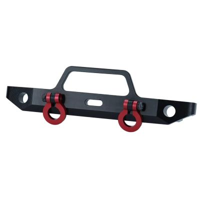 RC Accessories For Deadbolt For Axial For SCX24 AXI31616 90081 1/24 Metal Crawler Car Front Bumper With Rescue Hook Tow Hook Upgrade Parts