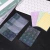 100pcs Photocard Sleeves, 3.58x2.56 in Love Heart-Shape Laser Flashing Card Sleeves Holographic Foil Protective Cover for Card Enthusiasts view 3