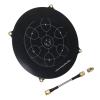 Domary 5.8GHz FPV Triple Feed Patch Antenna High Gain Directional Circularly Polarized RC Drone SMA Black PCB 150mm view 1