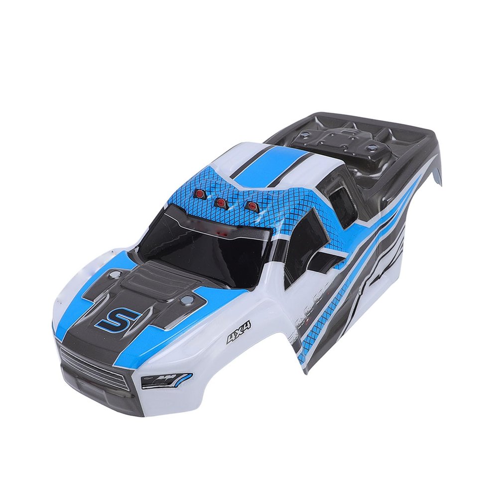 Replacement RC Car Shell Cover Durable Lightweight Sporty Design Easy Install Spare Body Shell for Remote Control Car Enthusiasts PVC Material (Blue)