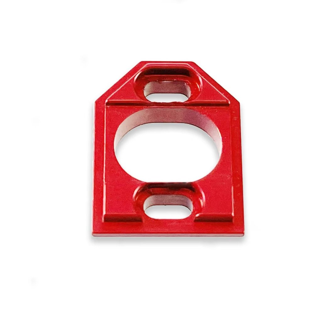 For Hyper Go For MJX 1/14 14210 1/16 Metal Motor Adjustable Fixed For Seat Motor Fixed Parts Remote-controlled Upgrade Rc Car Replacement RC Upgrade Parts(Red)