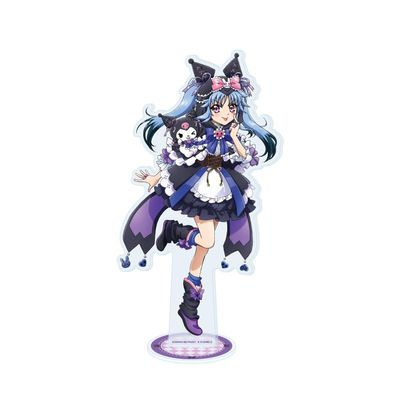Magical Girl Lyrical Nanoha Series x Sanrio Characters 06 Levi x Kuromi [Life Illustration] Big Acrylic Stand